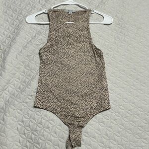 Cheetah print bodysuit